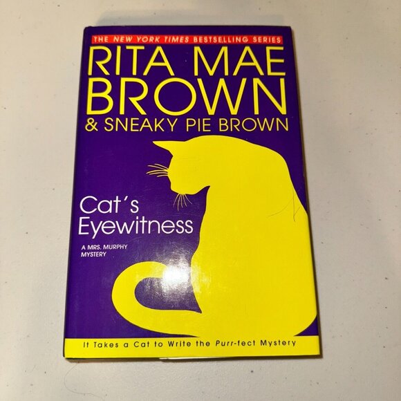 Lot 5 Mrs. Murphy Mystery by Rita Mae Brown & Sneaky Pie Brown Hardcover Novel - Picture 13 of 16